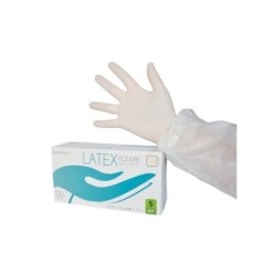 Gants latex micro poudré - Boite de 100