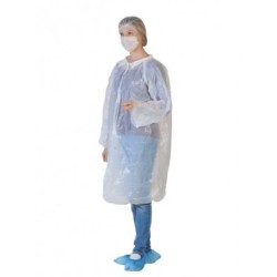 Kit visiteurs masque, charlotte, blouse, surchaussures - Colis de 100