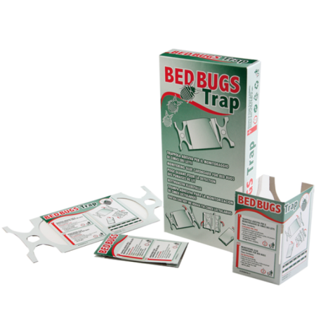 Détecteur à glue adhésive punaises de lit  "BEDBUGS TRAP" - Paquet de 30