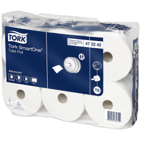 Papier toilette SMART ONE TORK T8 - colis de 6