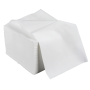 Serviettes de table 1 pli 30x30 blanc - colis de 5000