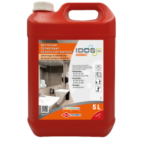 Nettoyant détartrant désinfectant floral - IDOS ACIDOBACT - bidon 5L