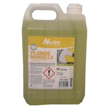 Liquide vaisselle plonge citron concentré - bidon de 5L