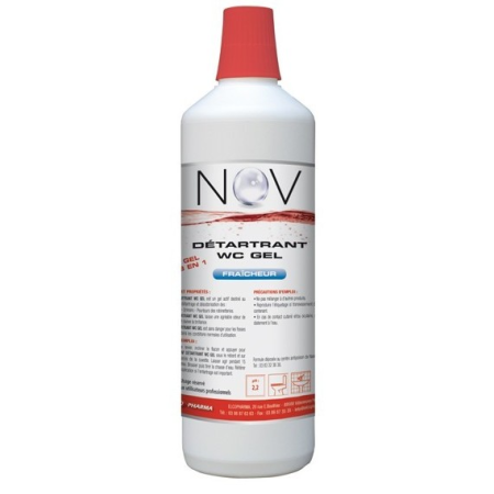 Gel WC détartrant désodorisant parfum fraicheur - flacon de 1L