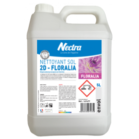 2D - détergent désodorisant parfum floral ou pamplemousse - bidon de 5L