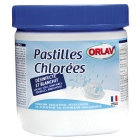 Chlore en pastilles - pot de 500g