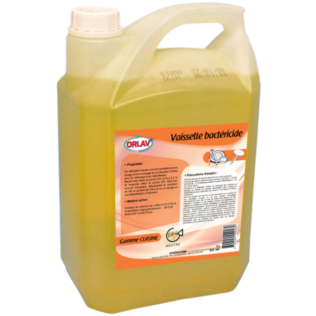 Liquide vaisselle plonge citron bactéricide - bidon de 5L