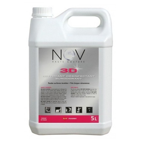 3d - detergent desodorisant desinfectant parfum au choix - bidon de 5l