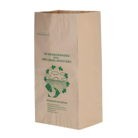 Sacs kraft 100L déchets verts - colis de 25