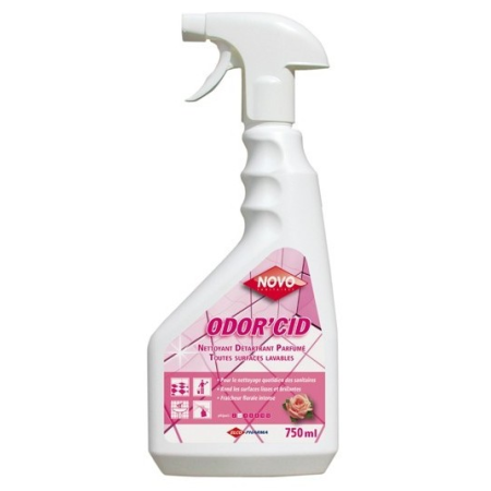 Nettoyant détartrant journalier sanitaire floral - ODOR'CID - flacon 750ml
