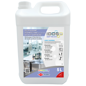 Nettoyant dégraissant désinfectant toute normes - IDOS DSP - bidon 5L