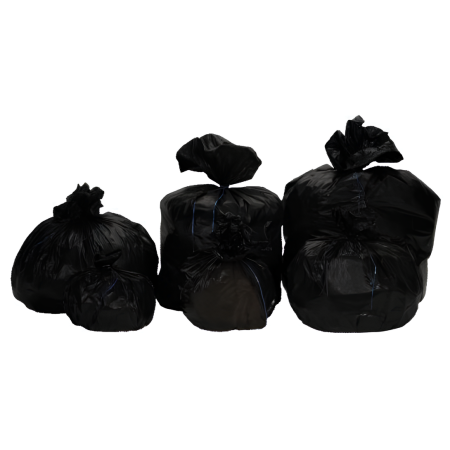 Sacs poubelle 100L noir HD - colis de 500