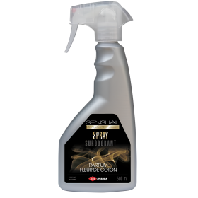 Sur-odorant spray parfum fleur de coton - SENSUAL - flacon de 500ml