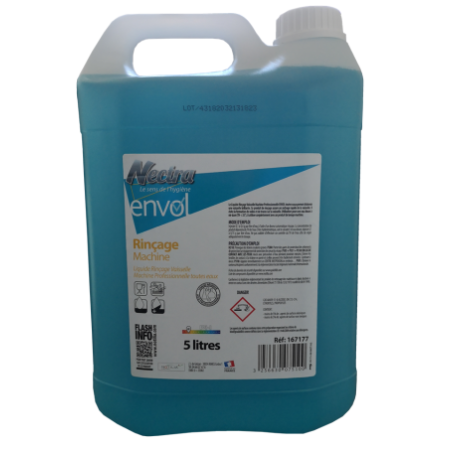 Liquide rinçage lave vaisselle toutes eaux - bidon de 5L