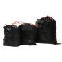 Sacs poubelle 30L noir standard à lien coulissant - colis de 100