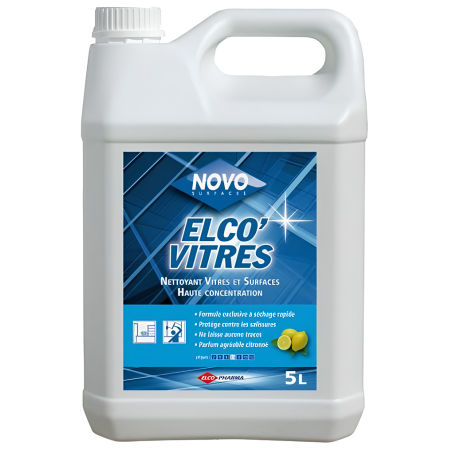 Nettoyant vitres dégraissant citron vert - bidon de 5L