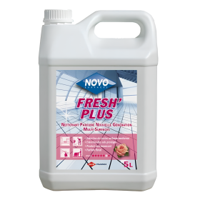 FRESH PLUS - Surodorant concentre multisurfaces sans rinçage floral - 5L