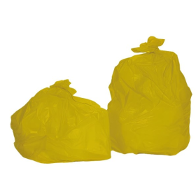 Sacs poubelle 100L standard jaune - colis de 200