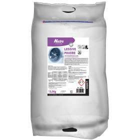 Lessive linge poudre désinfectante sans phosphate spéciale santé - sac de 13,5kg
