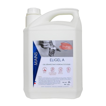 Gel hydroalcoolique - bidon de 5L