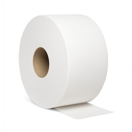 Mini Jumbo Papier toilette 2 épaisseurs 180m, pure ouate (pack de 12)