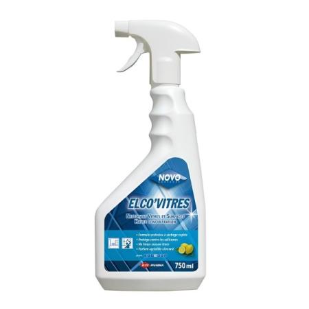 Nettoyant vitres degraissant citron vert - flacon de 750ml