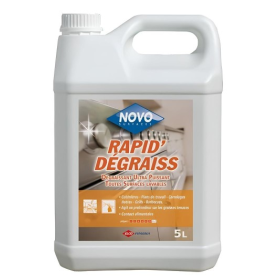 Dégraissant émulsionnant toutes surf. alimentaire agrumes - Rapid Degraiss - 5L
