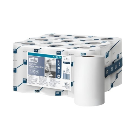 Bobine devidage central tork reflex/m3 200f lisse format 33,5cm - Pack de 9