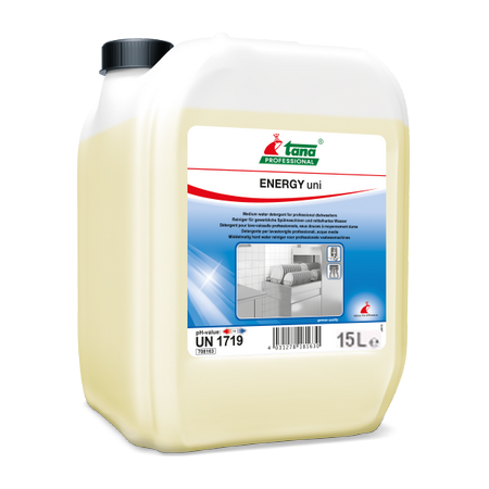 Détergent lave-vaisselle machine toutes eaux ENERGY UNI - bidon de 18.9kg