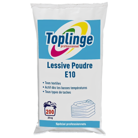 Lessive linge poudre tous textiles toutes temperatures - sac de 20 kg