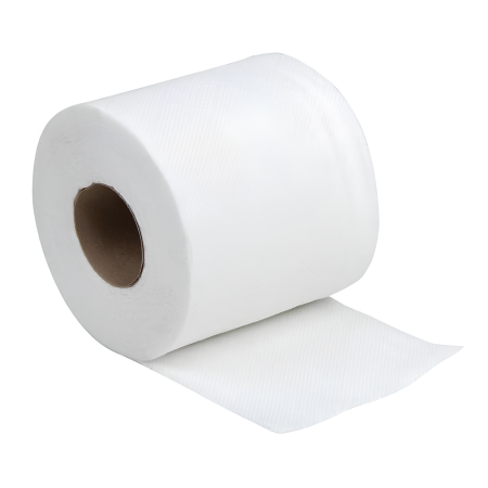 Papier toilette mini rouleau blanc 2 épaisseurs micro gaufré 180 feuilles - colis de 96