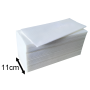 Essuie-mains enchevêtres pliés en V - 21x21cm micro gaufré - colis de 3600