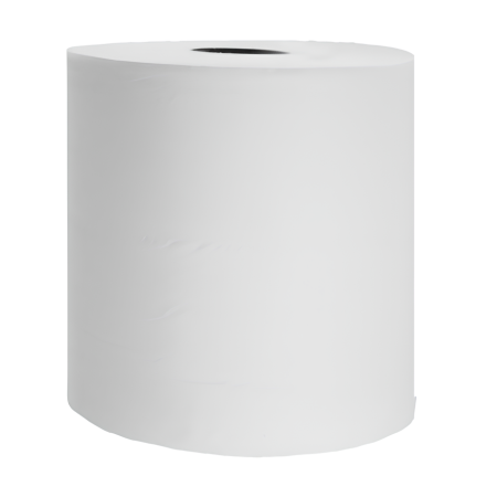 Bobine 1500f pure ouate blanche 2 épaisseurs lisse  format 30cm - colis de 2