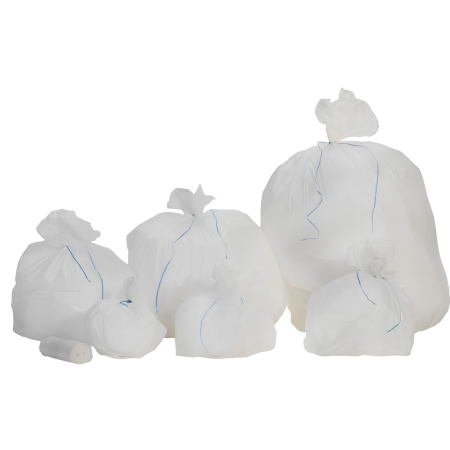 Sac poubelle 30L blanc HD - colis de 500