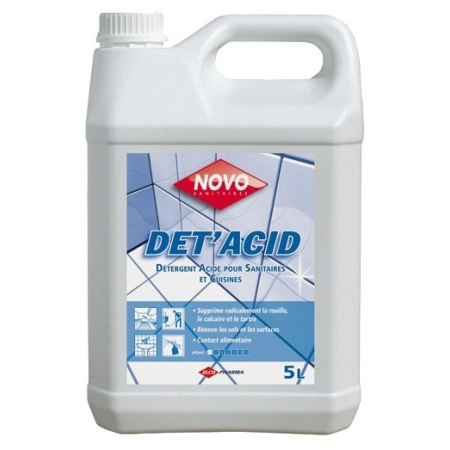 Renovateur acid sols et surfaces carrelés contact alimentaire - bidon de 5L