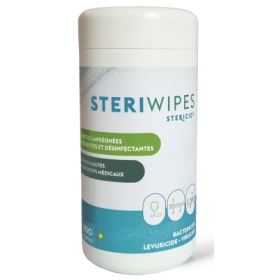 Lingettes désinfectantes inodores - boîte de 100 lingettes