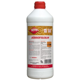 Déboucheur alcalin à base de soude - Flacon de 1L