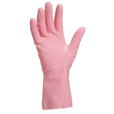 Gants de menage rose - la paire