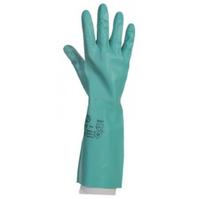 Gant de ménage nitrile vert - sachet de 10 paires