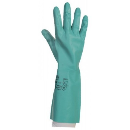 Gant de ménage nitrile vert - sachet de 10 paires