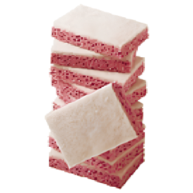 Eponge récurant blanc non rayant lot de 10