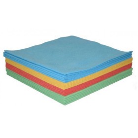 Lavette non tissée wasette 38x40cm couleur au choix - sachet de 10
