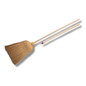 Balai paille de riz 6 fils avec manche