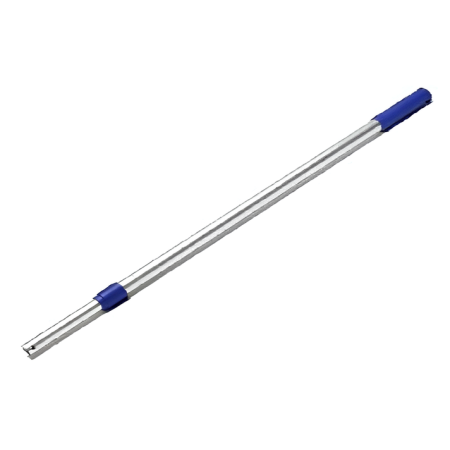 Manche alu télescopique 75-150cm à goupille avec poignée