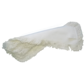 Frange poly/coton velcro 40 cm - unité