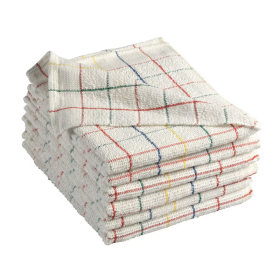 Serpillère bouclette absorbante blanche 50 par 60 cm