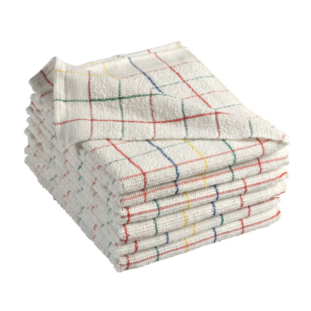 Serpillère bouclette absorbante blanche 50 par 60 cm