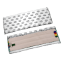 Frange microfibre velcro grattante avec points abrasifs
