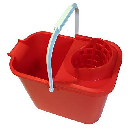 Seau rectangulaire type m 12 litres + essoreur