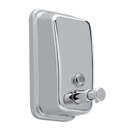 Distributeur savon liquide vrac inox brillant 450 ml - unité